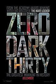 თეატრალური პოსტერი Zero Dark Thirty-ისთვის