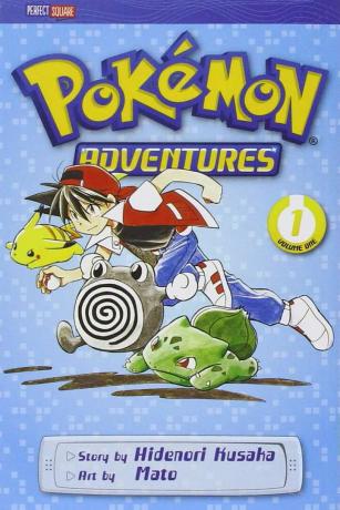 Обложка на мангата на Pokemon Adventures
