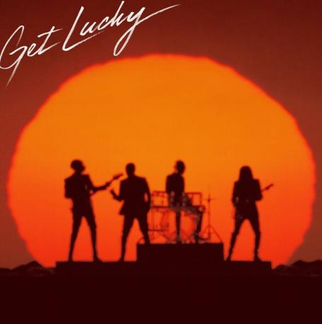 Daft Punk " Get Lucky" albumomslag.