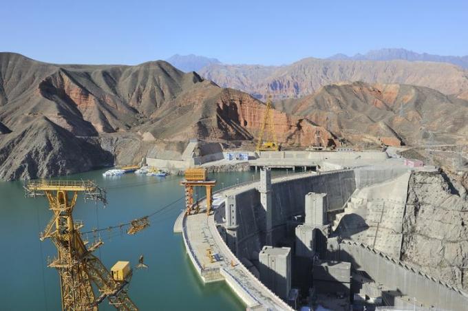 Projet de transfert d'eau sud-nord en Chine, Qinghai était un grand projet de construction.