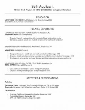 Próbki CV i listu motywacyjnego ratownika