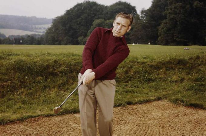 Golfista Harry Weetman w 1960 roku