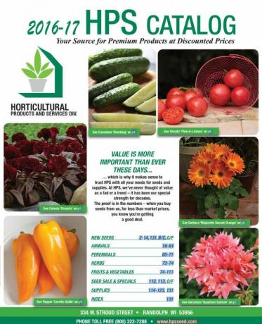 Бесплатный каталог семян HPS