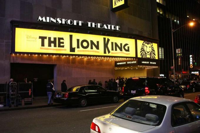Levji kralj v gledališču Minskoff