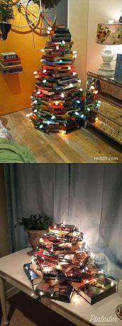 Božićno drvce od knjiga i propala rekreacija