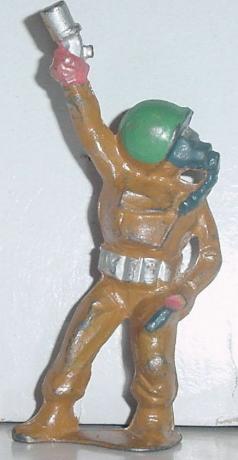 חייל צעצוע וינטג' משנות ה-40 של Barclay Manoil