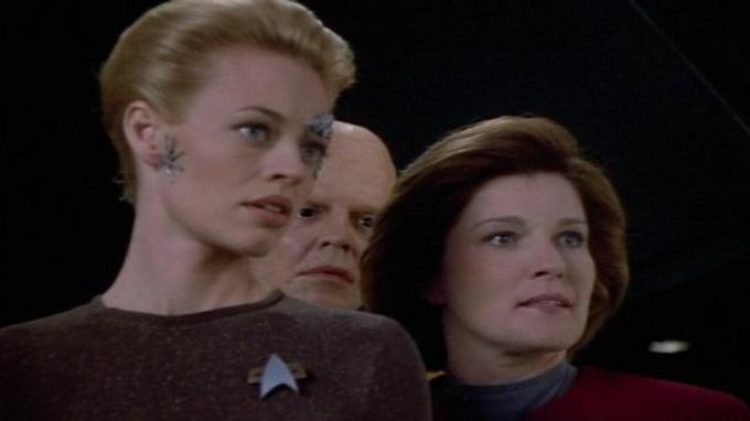 Sete de Nove e Capitão Janeway