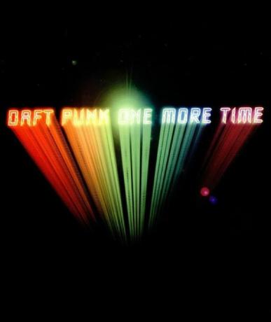 Daft Punk " One More Time" albumomslag.