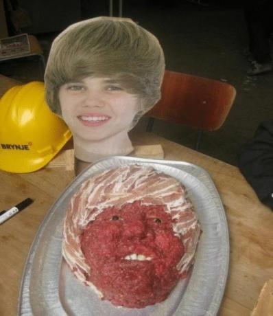 Il fallimento della torta di Justin Bieber