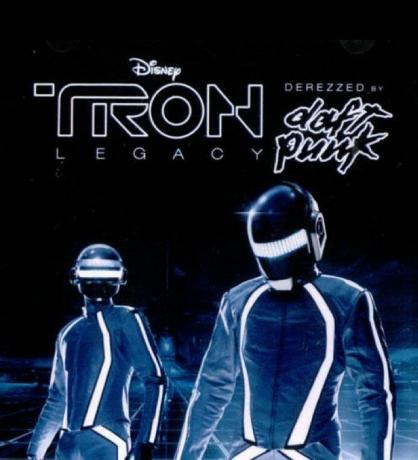 Daft Punk " Derezzed" albumborító.