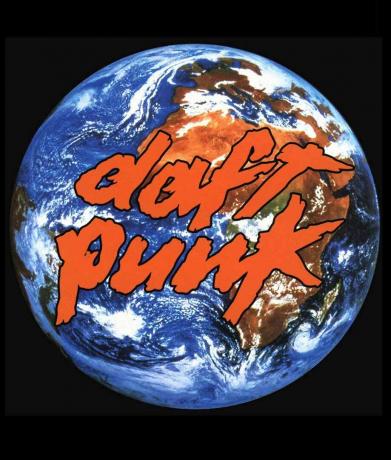 Capa do álbum " Around the World" de Daft Punk.