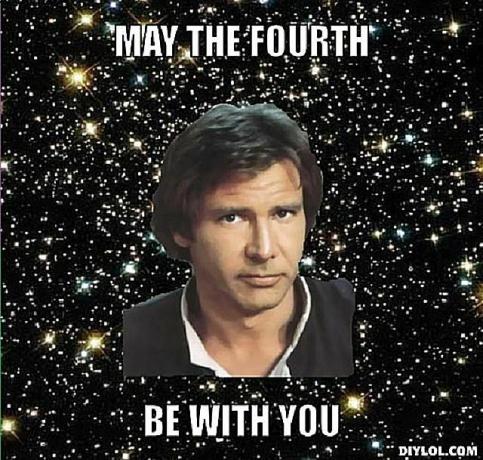 Et meme fra 4. mai med Luke Skywalker