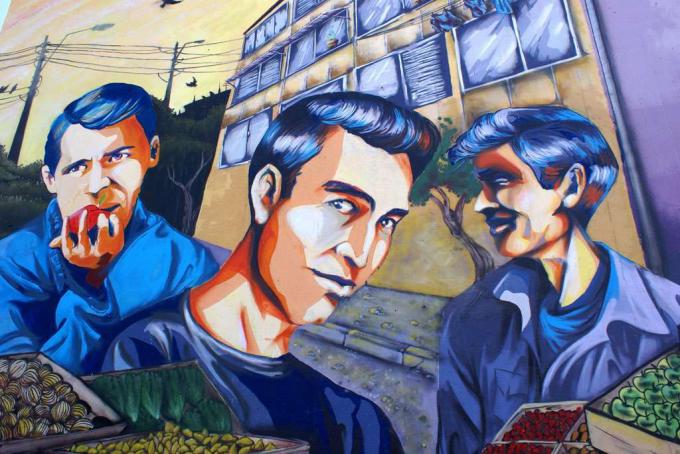 Pictura murală Los Prisioneros