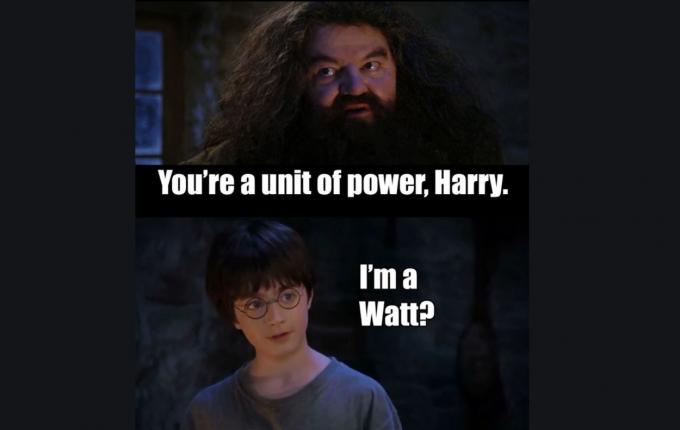 Harry Potter watt meme