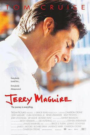 जेरी मैगुइरे के लिए फिल्म का पोस्टर