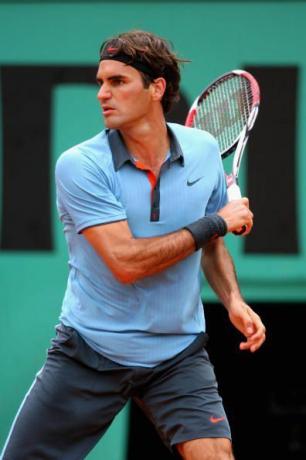 Rodžera Federera priekšgala rokturis