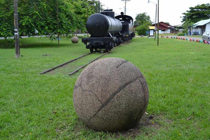 Boules de pierre antiques du Costa Rica