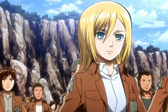 Krista Lenc u popularnoj anime seriji, Attack on Titan