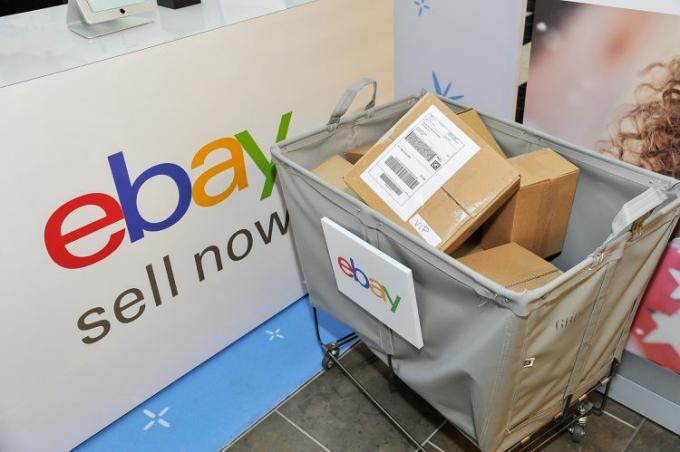 eBay의 배달 상자