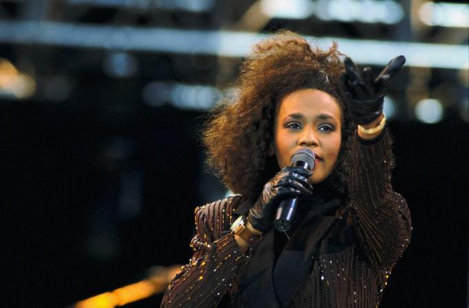 Whitney Houston bij Nelson Mandela Vrijheidsconcert