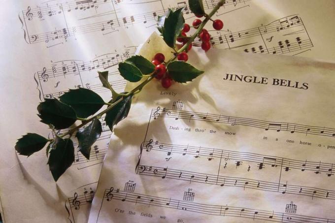 " Jingle Bells" bladmuziek.