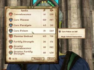 The Elder Scrolls IV: Oblivion Spell Code Goljufije za PC