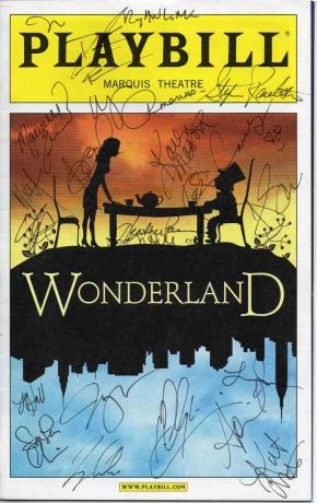 Wonderland Playbill cover