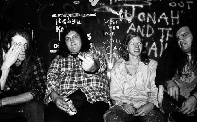 Screaming Trees Back Stage Fulham Greyhound London 1989
