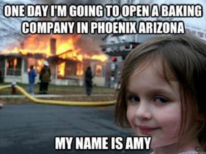 I migliori meme su Amy's Baking Company
