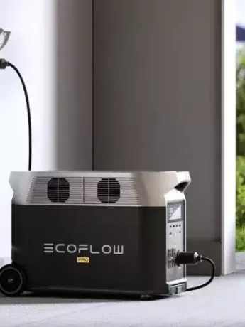 Un generador solar EcoFlow. 
