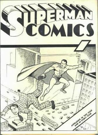 غلاف سوبرمان كاريكاتير أشكان (1939)