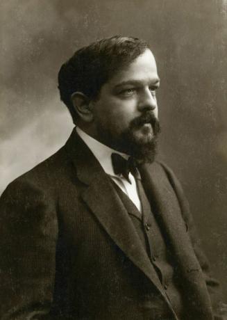 Ranskalainen säveltäjä Claude Debussy (1862-1918)