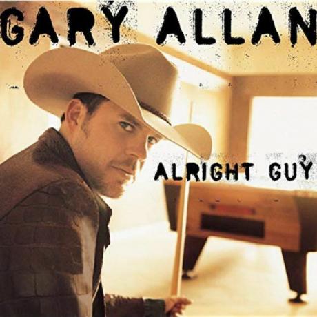 Обложка на албума на Гари Алън " Alright Guy".