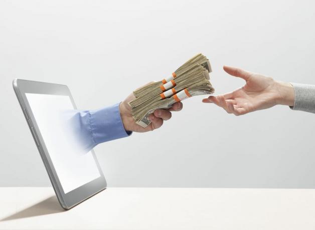 Udveksle penge digitalt