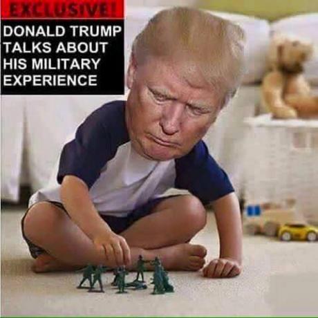 Trumps militære erfaring