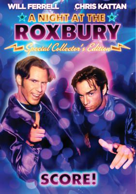 DVD vāka noformējums filmai A Night at the Roxbury