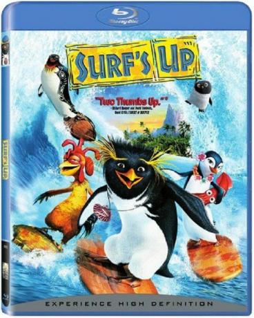 " Sörf Yukarı" Blu-ray kapağı.