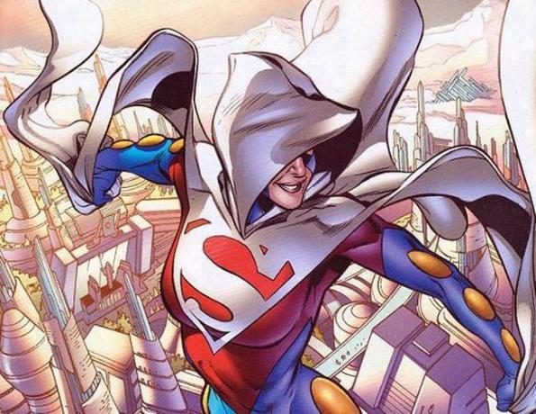 Komiksowy panel Superwoman