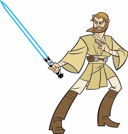 Obi Wan Kenobi de 'Guerras Clônicas'