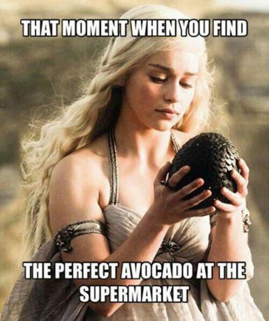 Game of Thrones Avocado meme