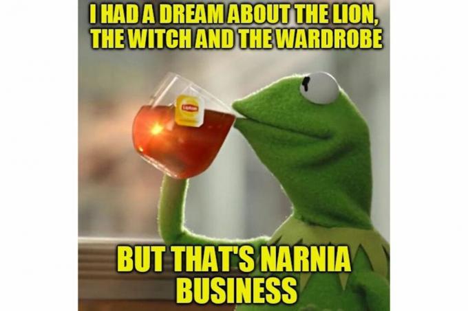 Kermit: Pero eso es asunto de Narnia