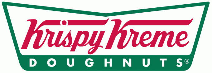 Skärmdump av Krispy Kremes logotyp