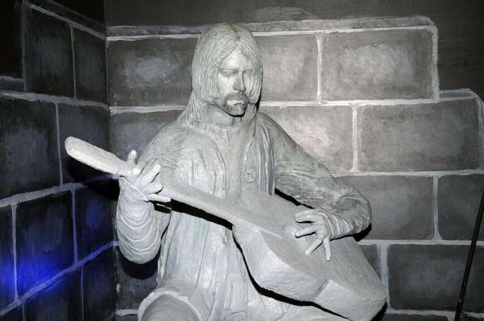 Statue de Kurt Cobain
