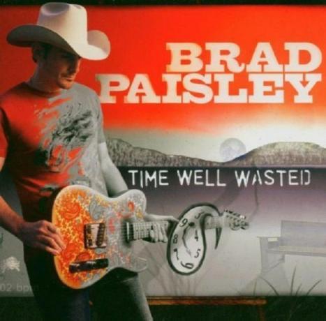 Portada del álbum " Time Well Wasted" de Brad Paisley.
