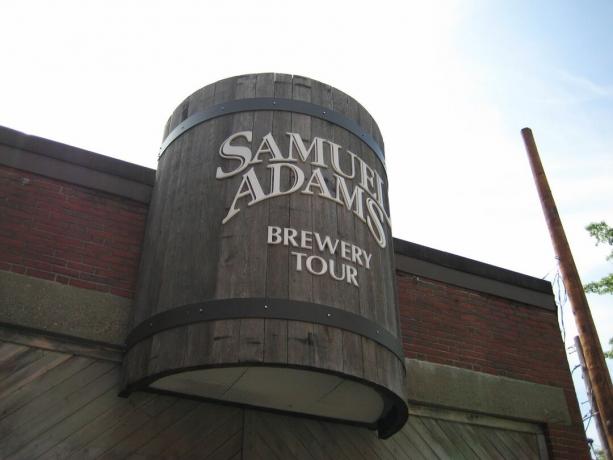 Prehliadka pivovaru Samuel Adams