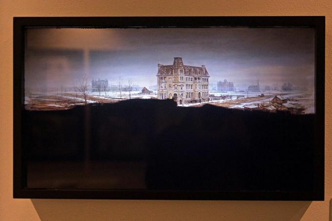 मार्टिन स्कॉर्सेज़ की फ़िल्म एज ऑफ़ इनोसेंस में इस्तेमाल की गई एक मैट पेंटिंग