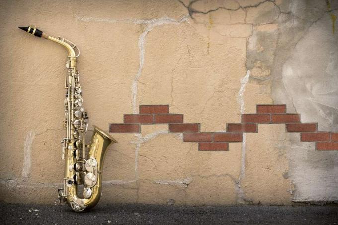 Grunge de saxofón de jazz