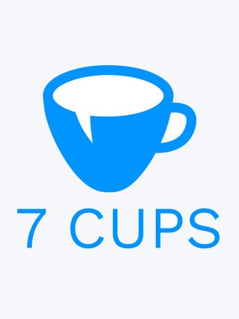 7 puodelių logotipas.